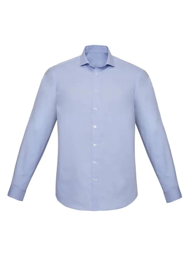 Biz Corporates Charlie Mens Slim Fit L/S Shirt RS969ML - Flash Uniforms